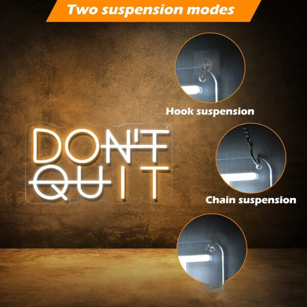 Don't Quit Gym Neon Lights - Image 4